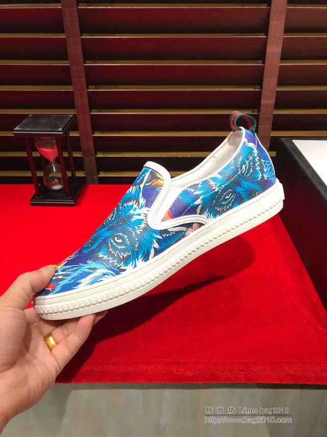 GUCCI男鞋 官網爆賣款 古馳經典款 Gucci男士休閒板鞋  hdnx1005